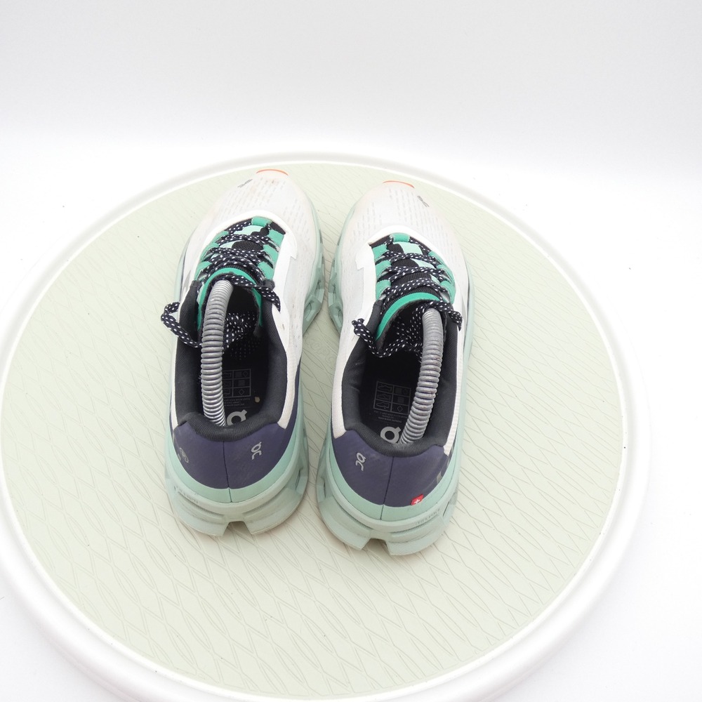 On Cloudmonster Frost Surf Running Shoes Womens 8 White Mint 61.98241 - Picture 5 of 10